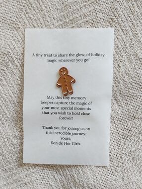 Rare Limited Edition Son De Flor Gingerbread Pin December 2024